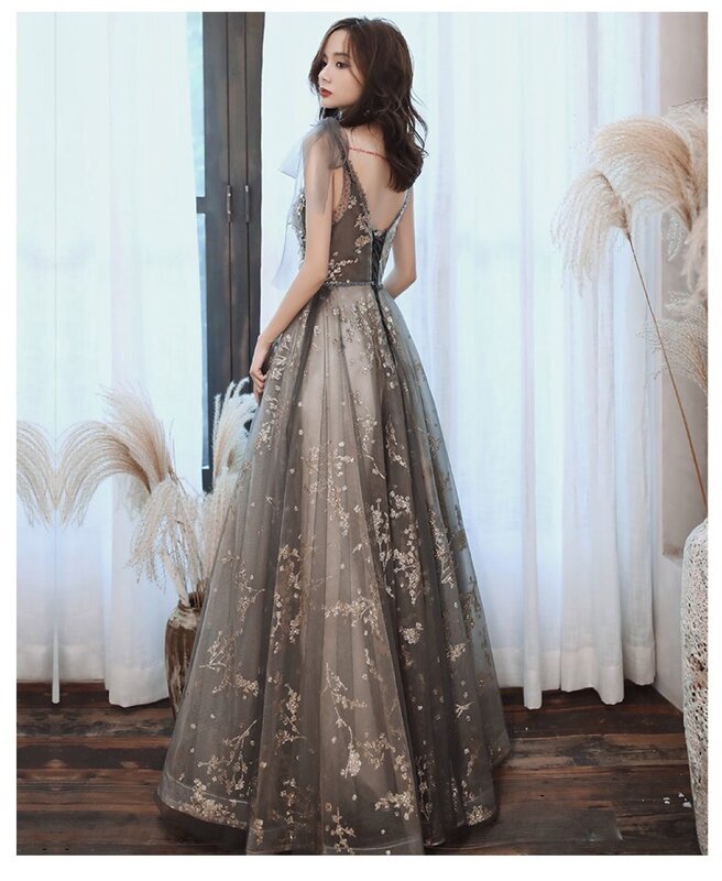 Женское длинное вечернее платье, элегантное роскошное платье для выпускного вечера или свадьбы, бальное платье для торжественных торжеств и особых мероприятий, 2023