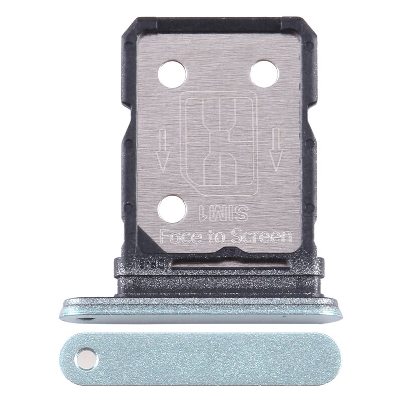 For OnePlus 10R 80W CPH2411 SIM Card Tray + SIM Card Tray Dual SIM Card Tray