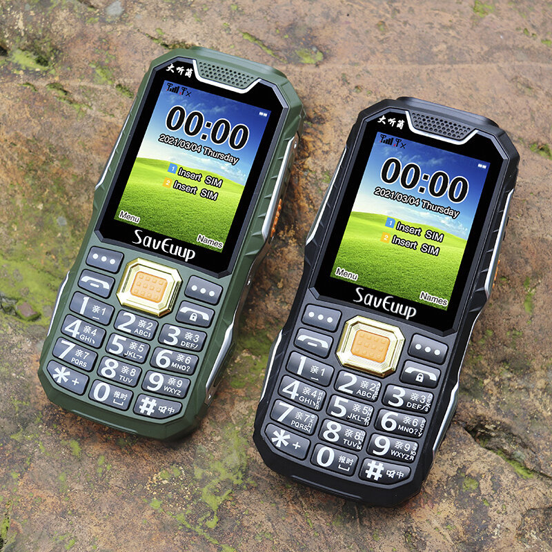 คู่ GSM ไฟด้านข้างปลดล็อคความเร็ว MP3 MP4วิทยุ FM ราคาถูก Push ปุ่มแป้นพิมพ์รัสเซียโทรศัพท์