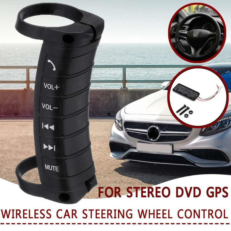 Telecomando del pulsante di controllo del volante dell'auto Wireless SWC universale per accessorio per auto multifunzione Stereo DVD GPS