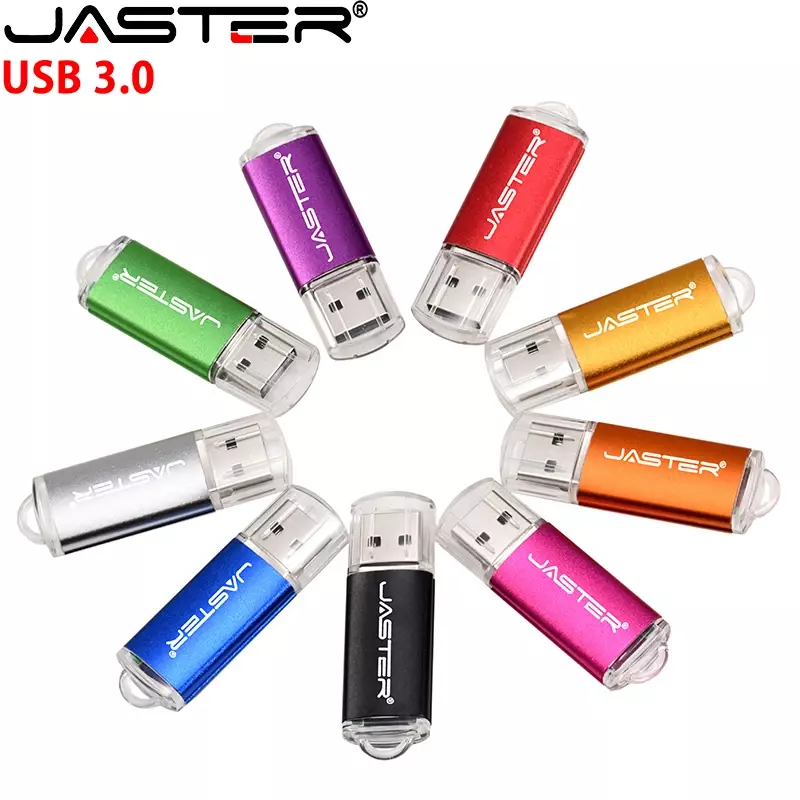 JASTER Micro Usb Interface 3.0 Flash Drive Smart Phone Tablet PC 128GB 16GB 32GB 64GB Color Pendrives Real Capacity Memory Stick