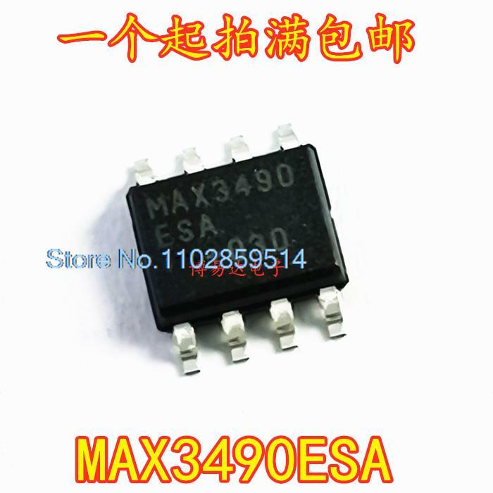 10ชิ้น/ล็อต MAX3490ESA MAX3490 SOP8 //
