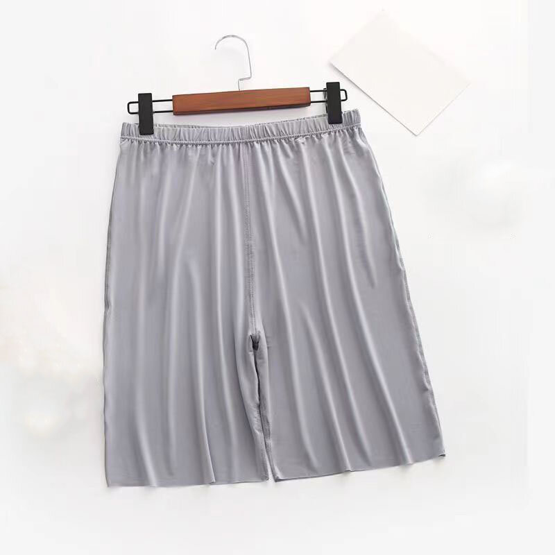 Men's Ice Silk Quick Drying Shorts Thin Sports Air Conditioning Home Sleepwear Big Shorts