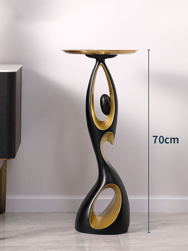 Creative Nordic Small Tea Table Auxiliary Sofa Side Tables Furniture Living Room Gold Round Design Coffee Table Floor Decoration