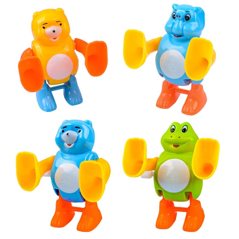 พลาสติกสัตว์ Wind-up Toy ความแปลกใหม่ Tumble ตุ๊กตาเด็ก Xmas ของขวัญของเล่นตาราง DropShipping