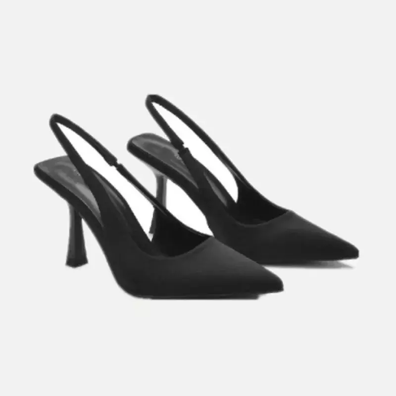 Zapatos De tacón alto con punta estrecha para Mujer, Sandalias De tacón De aguja poco profundas, novedad De verano, 2024