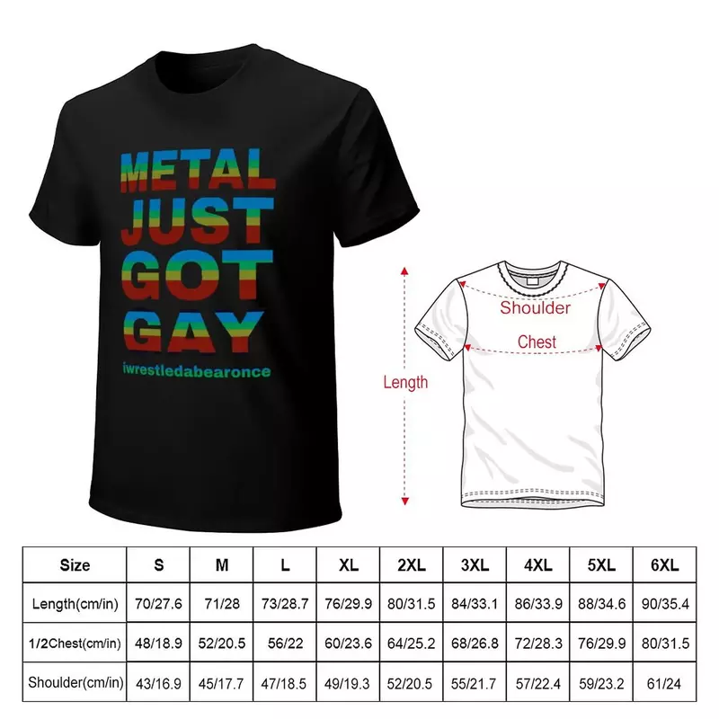 T-shirt Gay in metallo appena arrivata ventagli sportivi top carini vestiti estivi magliette aderenti per uomo