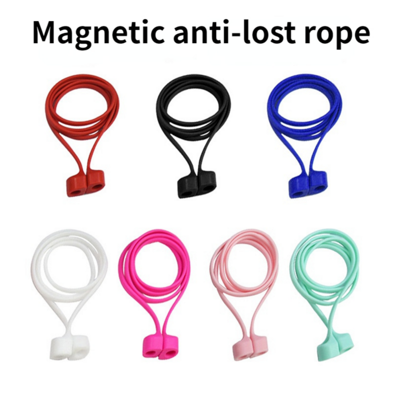 TULONG Anti-Lost Silicone Earphone Rope Holder Cable for AirPods 1 2 3 pro Wireless Bluetooth Headphone Neck Strap Cord String