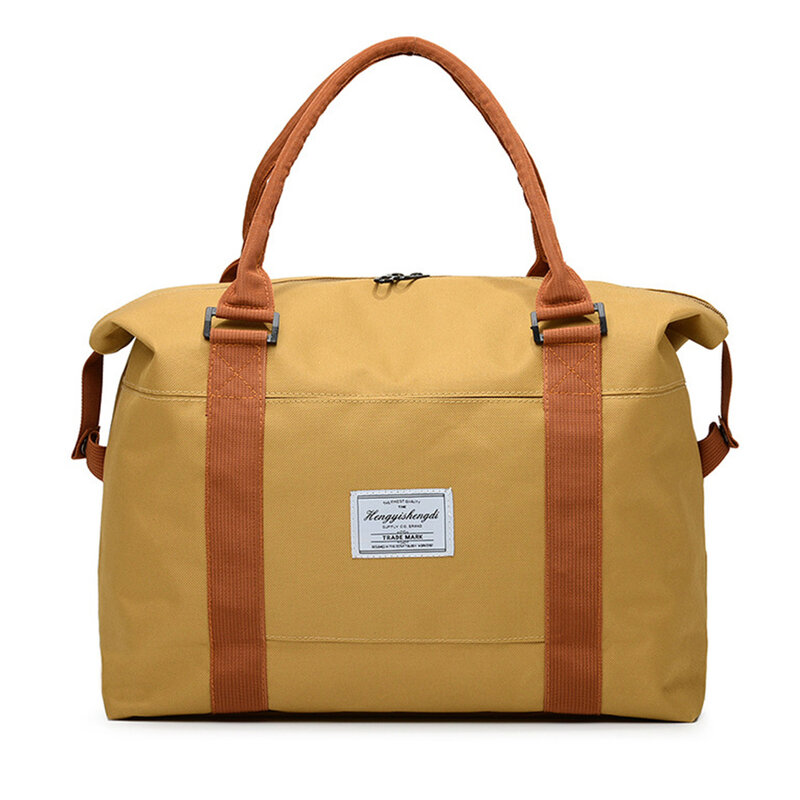حقيبة قماشية محمولة قابلة لإعادة الاستخدام للنساء ، حقيبة حمل أحادية اللون ، العمل المكتبي والاستخدام المدرسي