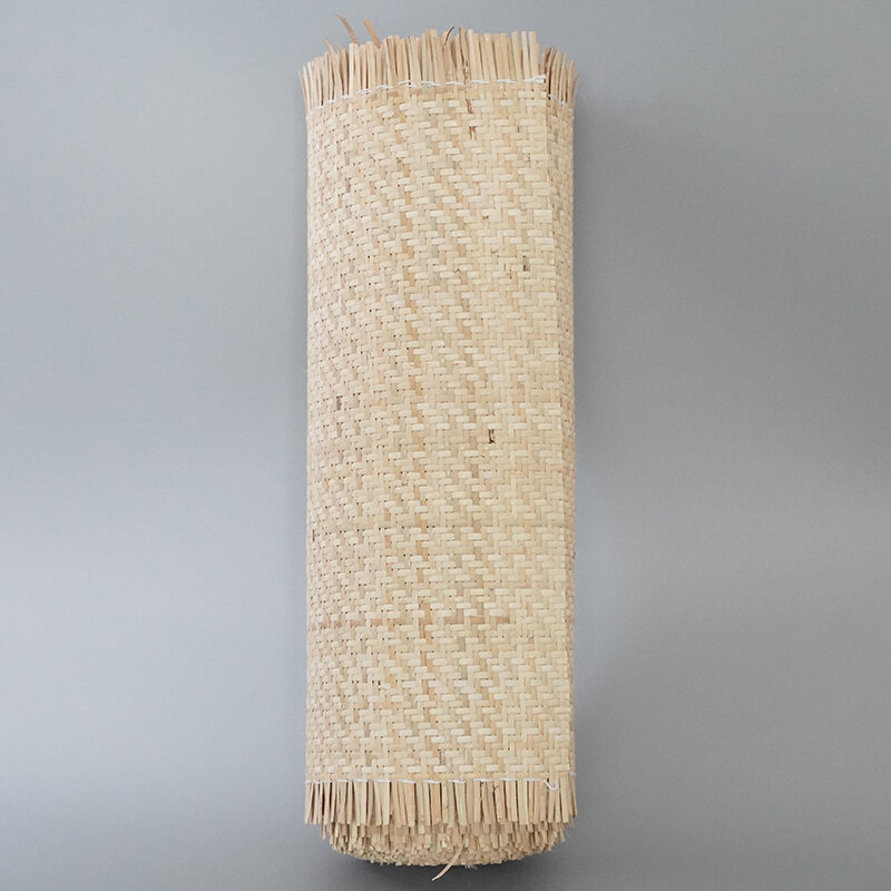 40-55cm Width 0.2-1m Length Natural Real Rattan Roll Weave Indonesia Hand Woven Furniture Chair Table Cabinet Repair Materials