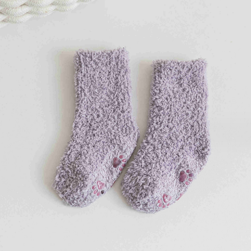 Новые детские носки, зимние толстые теплые и Нескользящие Детские повседневные носки