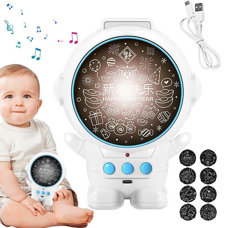 Astronaut Star Space Projector para crianças, luz, portátil, meninos e meninas Birthday