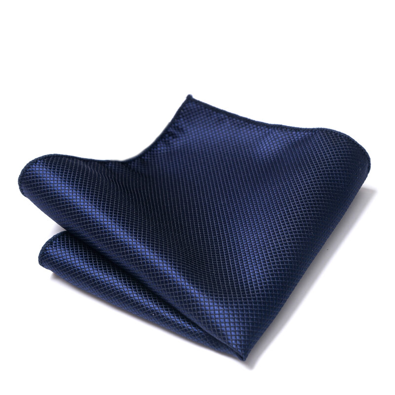Шелковый платок высокого качества темно-синий мужской полосатый платок на День Дурака подходит для формальных вечеринок квадратный Карманный платок