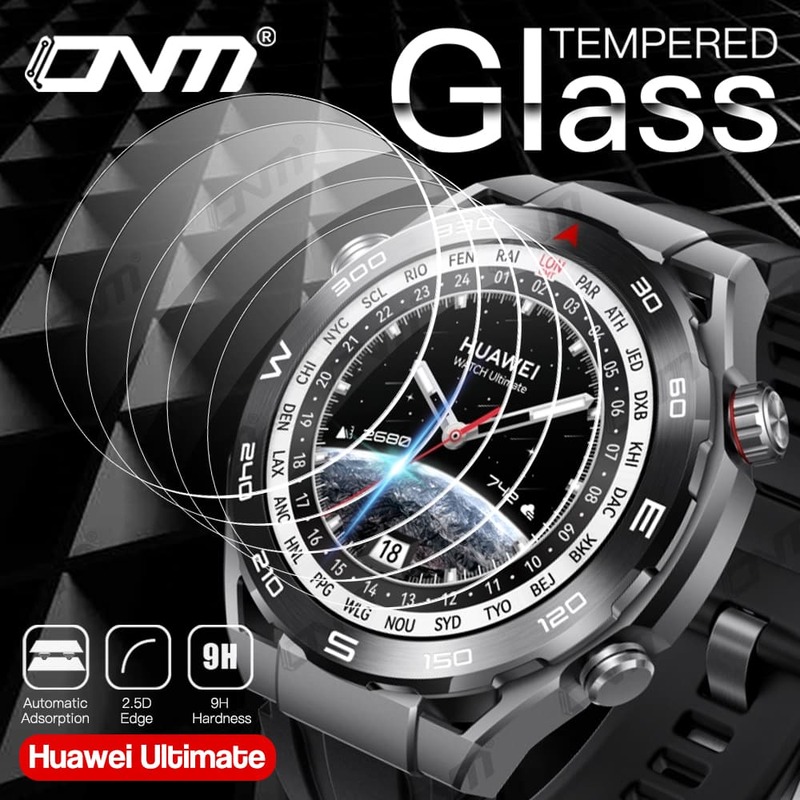 Vidro Temperado Premium para Huawei Watch, 9H, Smart Watch Screen Protector, Película Protetora, Acessórios
