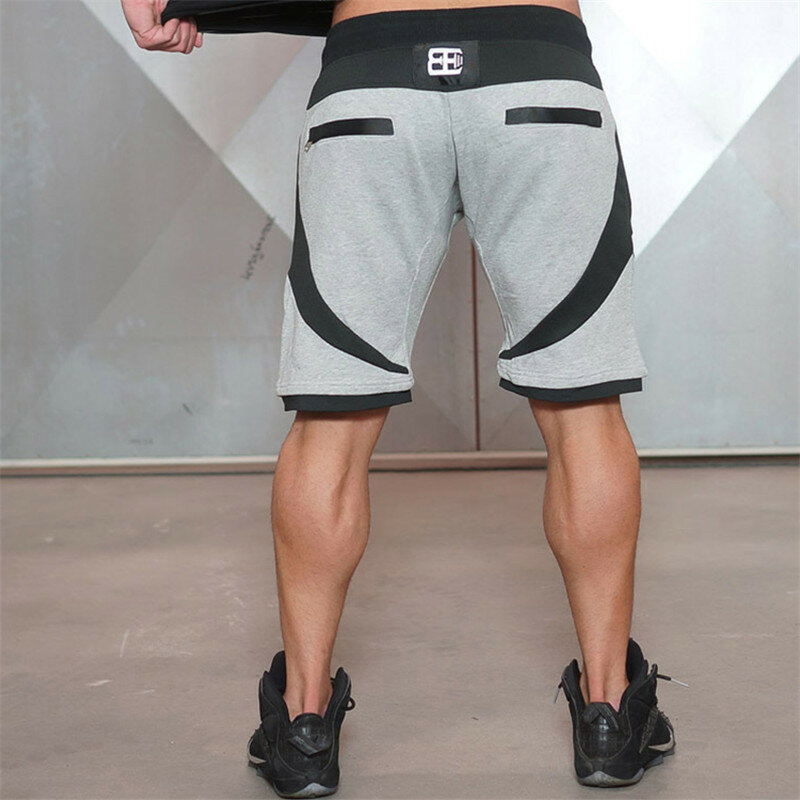 New Muscle Fitness Man stretto traspirante per il tempo libero Outdoor Running Training pantaloncini primaverili ed estivi