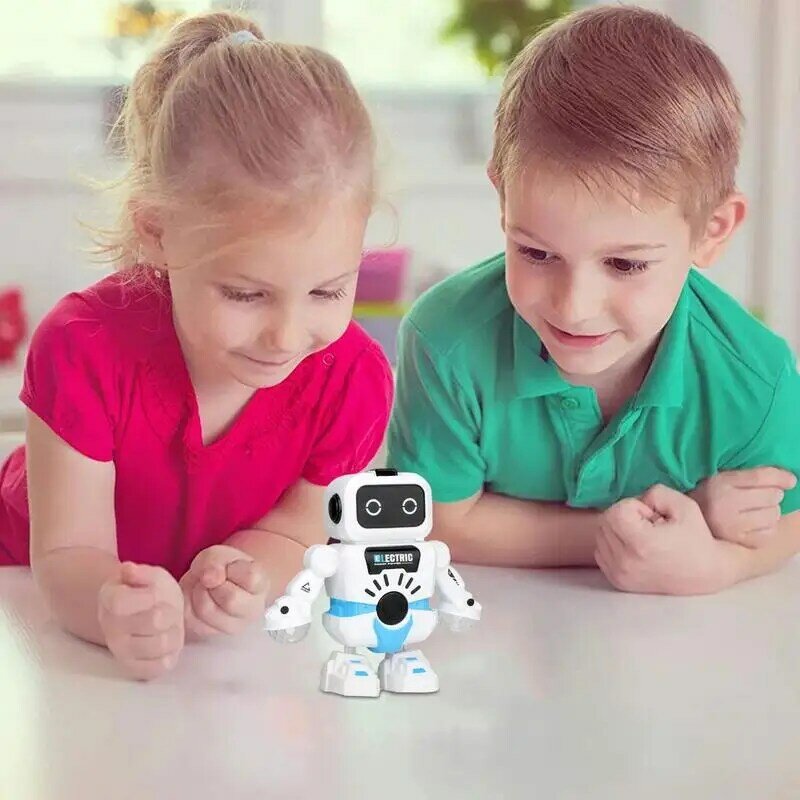Giocattolo Robot da ballo aspetto raffinato occhi a LED danza e suoni Spacemen Ultra-futuristici regalo Robot DJ per bambini, ragazzi, ragazze