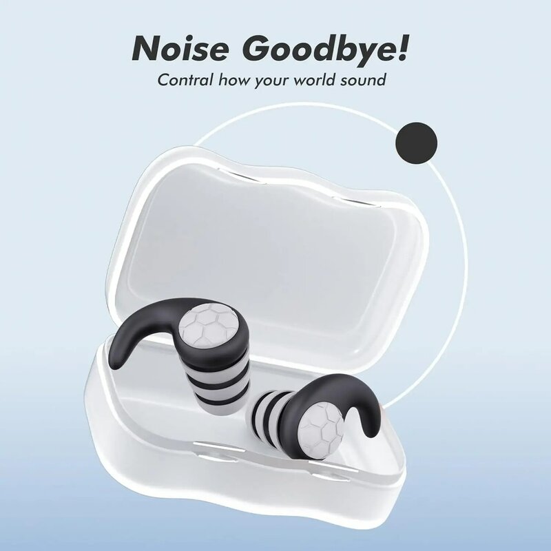 3 sztuk/partii silikon wielokrotnego użytku wygodne z redukcją szumów zatyczki do uszu do pływania chronią uszy pływaków zatyczki do uszu