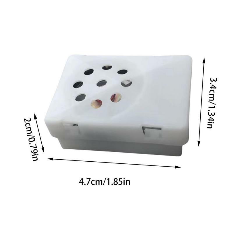 Mini Voice Recorder for Stuffed Doll DIY Recordable Square Voice Box For Inserting Plush Doll Toy Surprising Gift for Friends