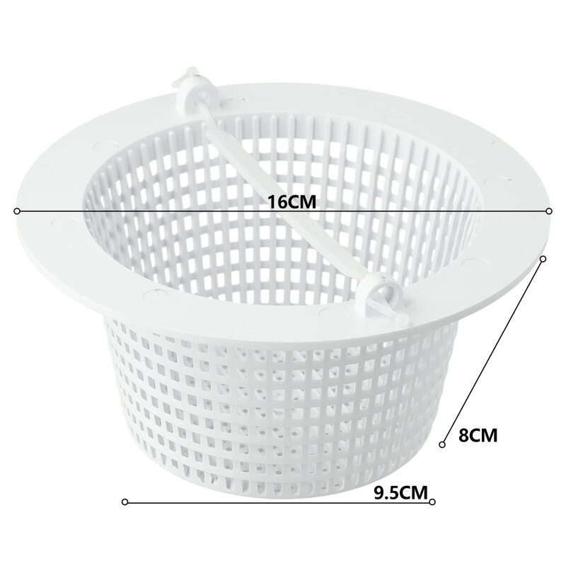Accesorios de cesta de Skimmer para piscina, herramienta de reparación de plástico, redonda, 1 unidad
