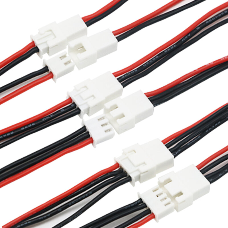 Cable de extensión de equilibrio Lipo para cargador de batería, Cable de plomo cargado para RC Lipo, JST-XH, 1S, 2S, 3S, 4S, 6S, 20cm, 22AWG, lote de 5 uds.