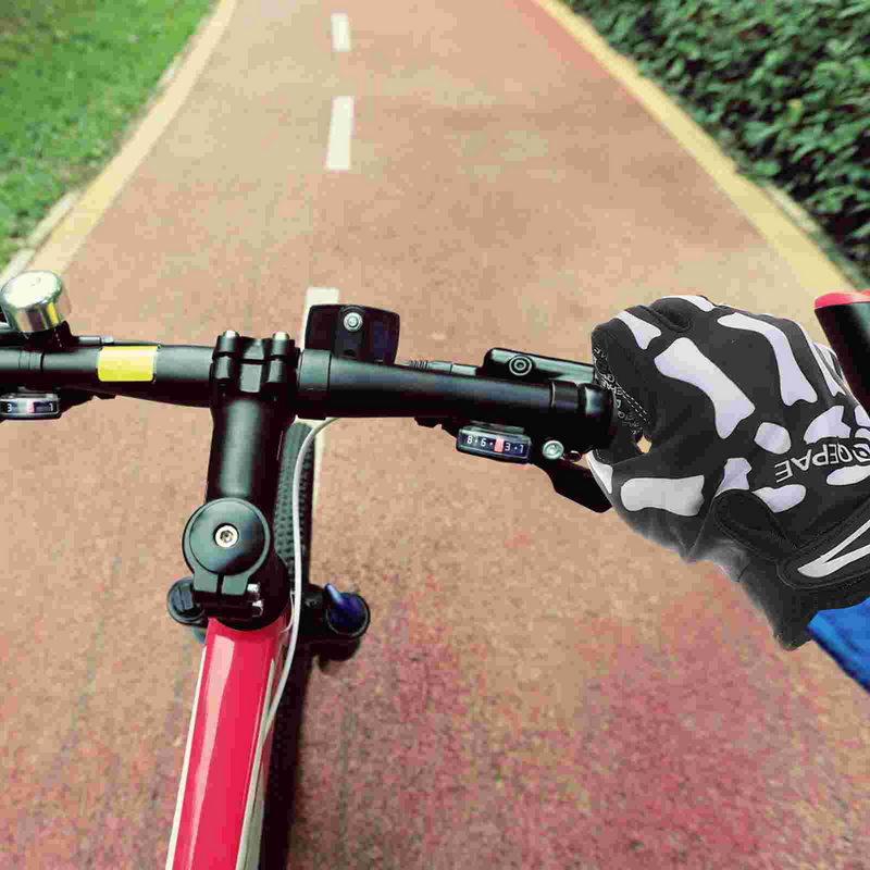 قفازات ركوب للكبار من الرجال والنساء ، قفازات ركوب الدراجات مع تصميم الجمجمة والكفوف