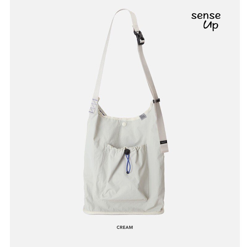 2023 Summer Brands Design borsa in Nylon Crossbody semplice leggero Casual borsa a secchiello con coulisse borsa a tracolla da donna in stile Preppy