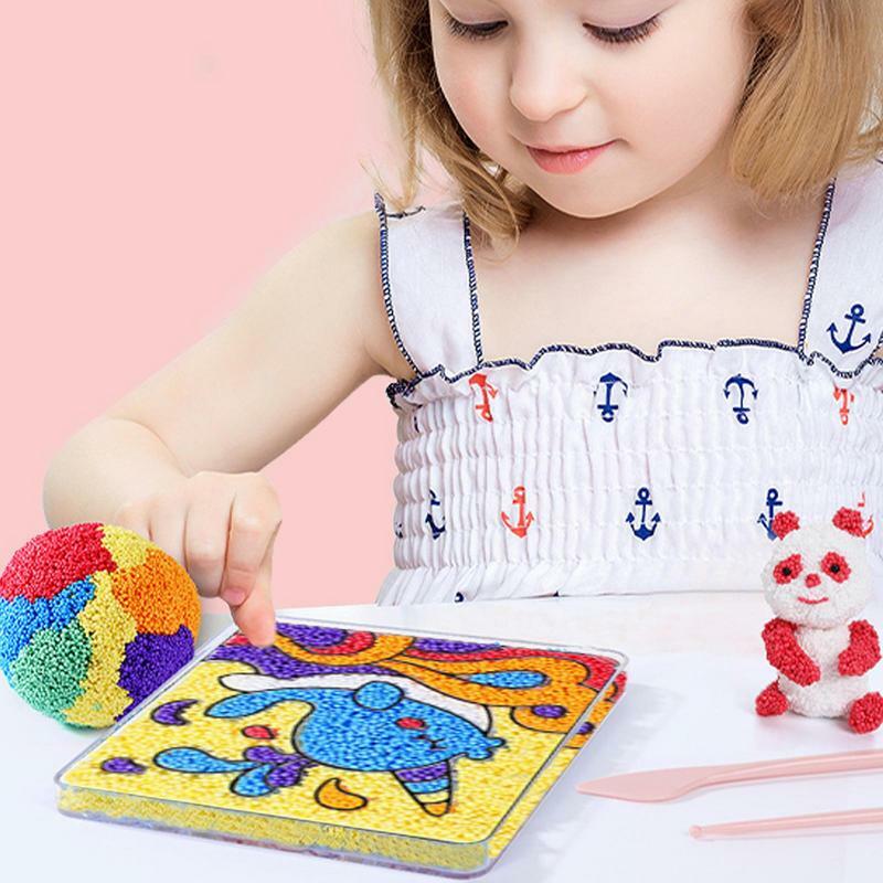 Kit d'activités d'artisanat de peinture pour enfants, ensemble de jouets de dessin bricolage, coffre-fort pour les cadeaux d'anniversaire