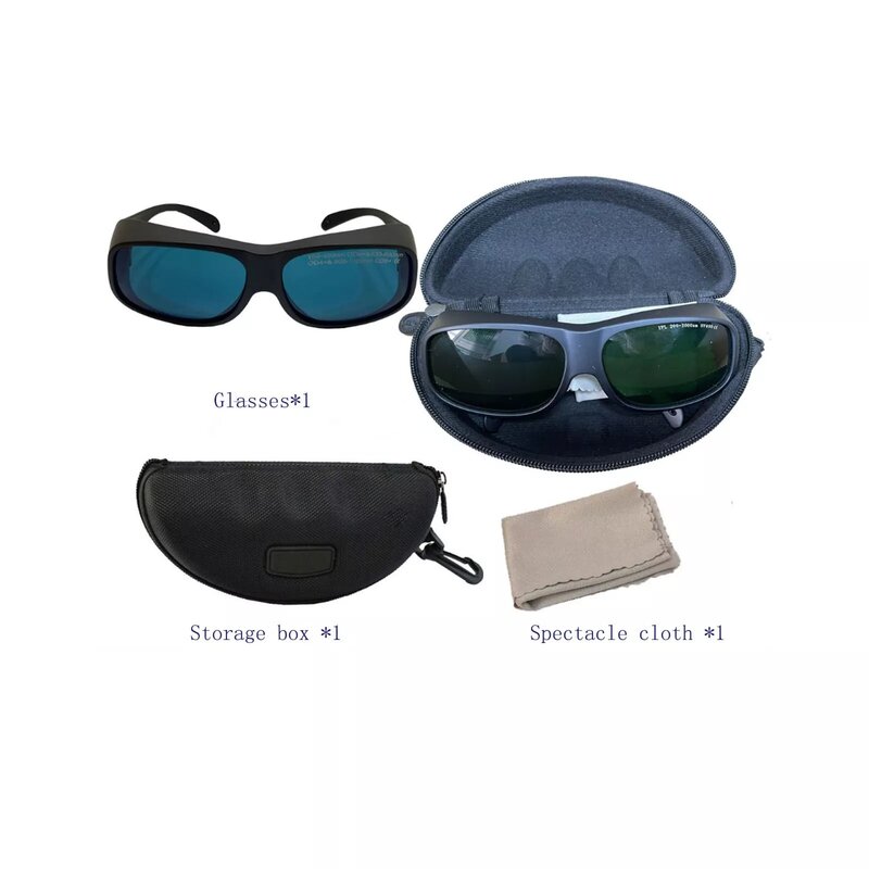 Gafas protectoras láser, lentes con certificación CE, 180-450nm, 450nm, 650nm, 808nm, 1064nm, 800-1100nm, OD6