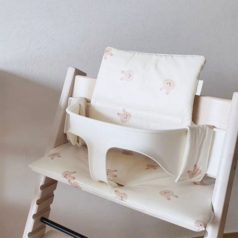 Cojín portátil para silla bebé con cojín para asiento bebé con múltiples patrones/cojín para silla alfombrilla