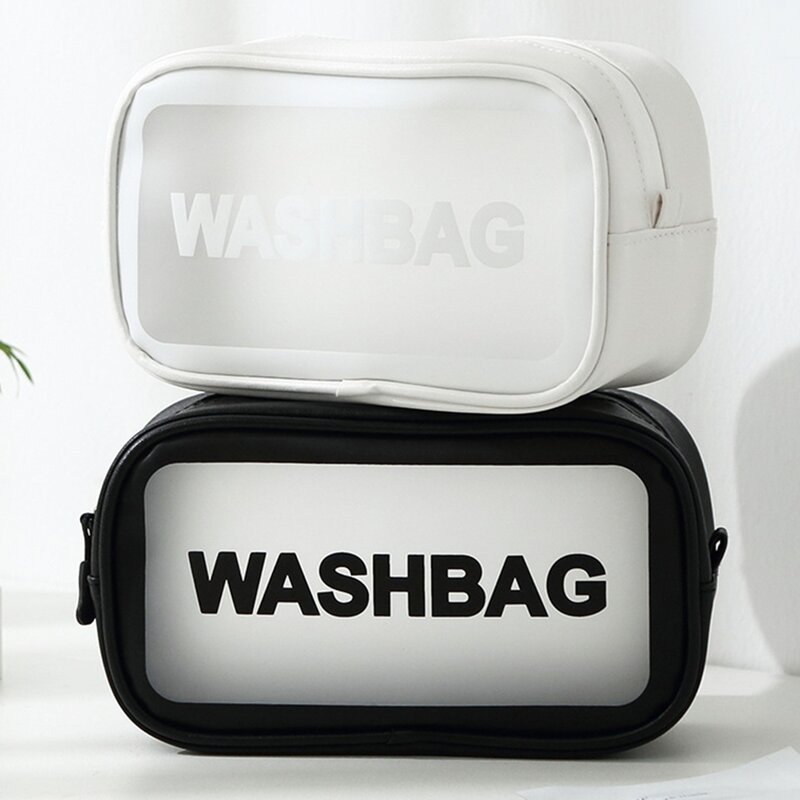 Transparante Rits Cosmetische Tas Voor Vrouwen Reizen Waterdicht Wassen Toilettassen Reizen Make-Up Organizer