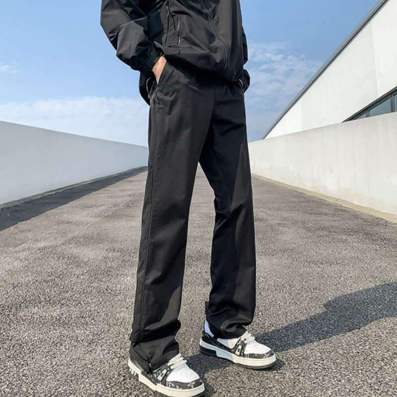Pantalon Cargo Solide pour Homme et Adolescent, Vêtement Technique Fonctionnel, Va avec Tout, Style Américain, Parachute