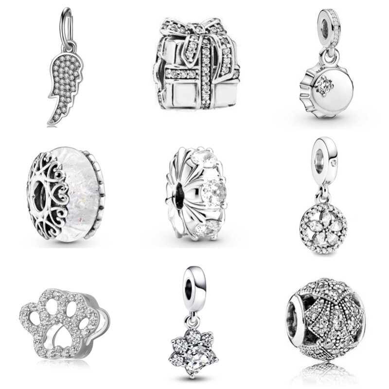 2024 New 925 Silver Color Series ciondolo Charm Beads Fit Original Pandora collana bracciale portachiavi gioielli fai da te da donna