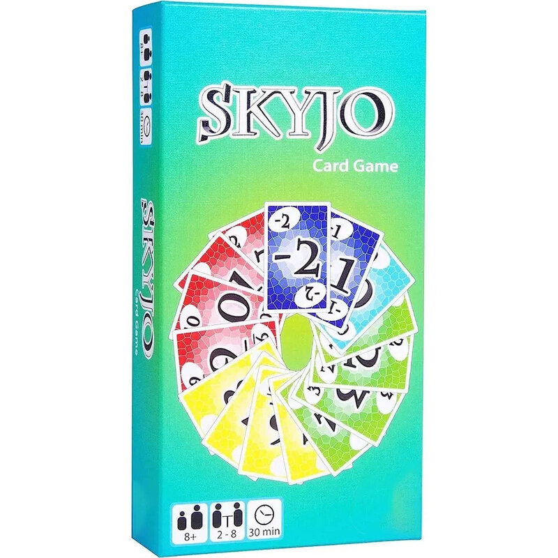 Magilano Skyjo-permainan kartu hiburan untuk anak-anak dan dewasa, menghibur jam permainan menarik bersama teman dan keluarga