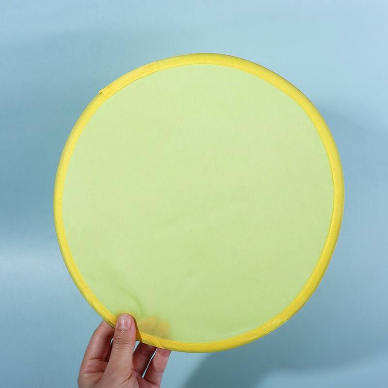 2023 składany okrągły okrągły wentylator z kieszenią nylonową zabawka dziecięca frisbee składanych wentylatorów