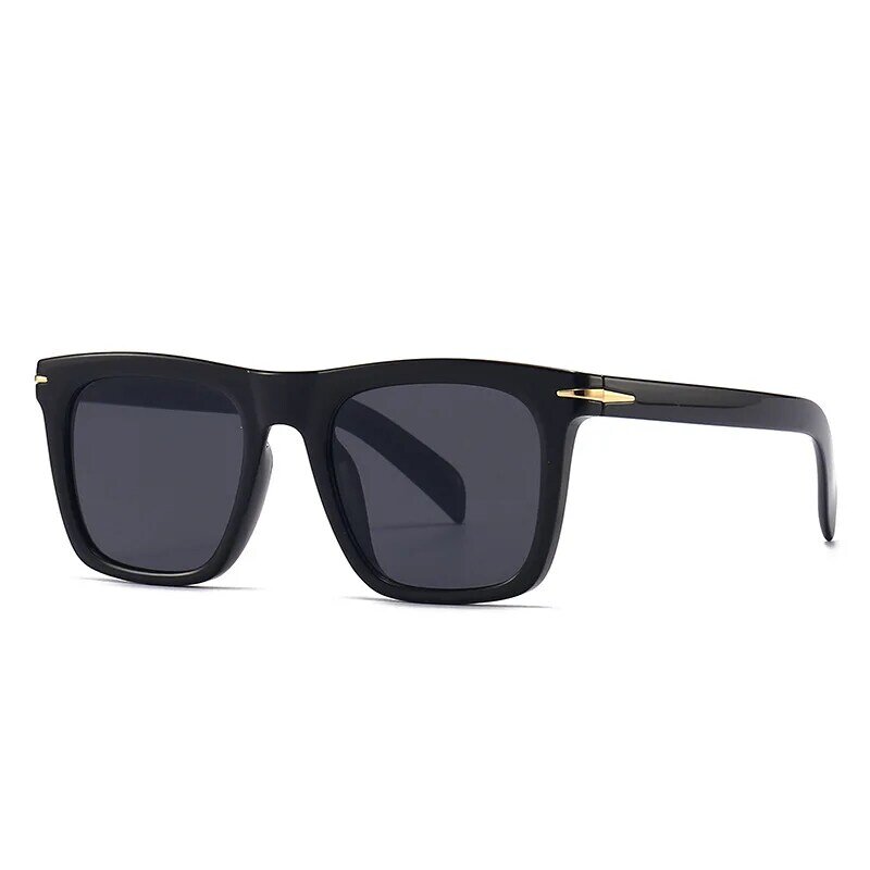 Classic Beckham แว่นตากันแดดผู้ชายแบรนด์หรู Designer Vintage Retro Square ผู้หญิง Anti Blue Light Sun แว่นตา Uv400 Shades แฟชั่น วินเทจ ดรอปชิป ขายส่ง