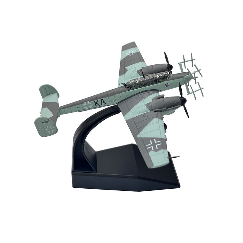 1:100 1/100 w skali wwi niemiecki Messerschmidt BF110 myśliwiec samolot odlewany Metal Model samolotu chłopiec prezent urodzinowy zabawka