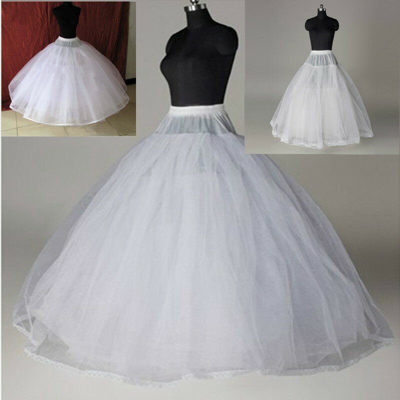 Nuovo Arrivo Bianco 3/6/8 Strato di Tulle Petticoat accessori Da Sposa vestido branco sottogonna jupon mariage sottoveste donna