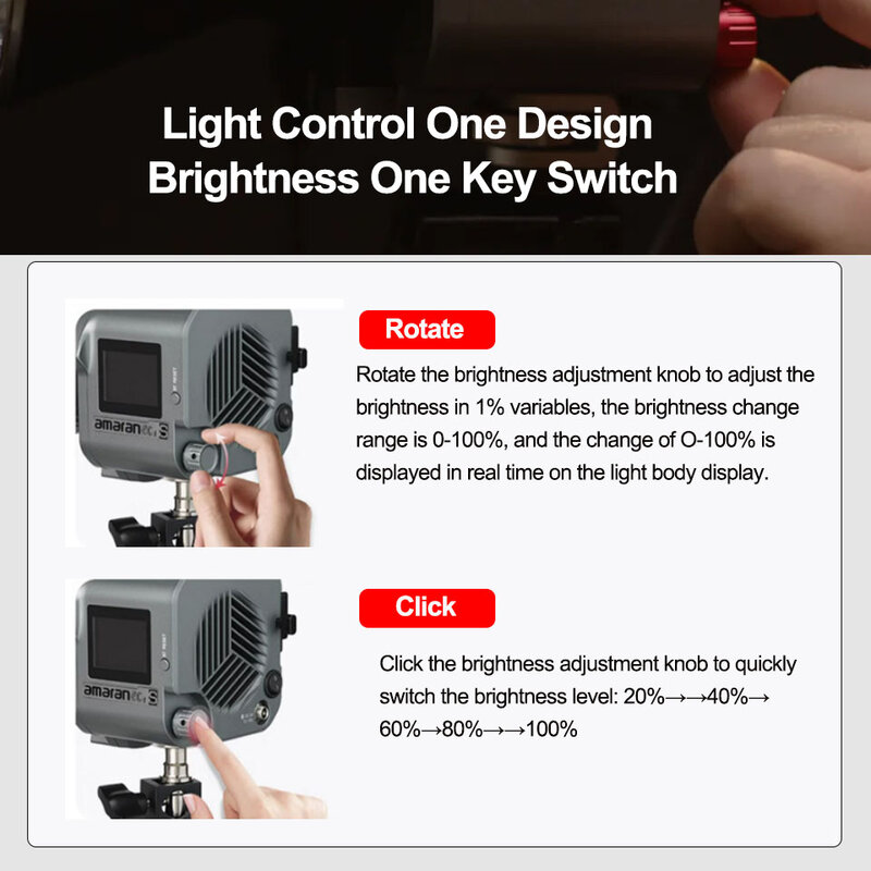 Aputure-Bluetooth付きLEDビデオライト,60x,65w,2700-6500k,2色,9照明効果,アプリケーション制御