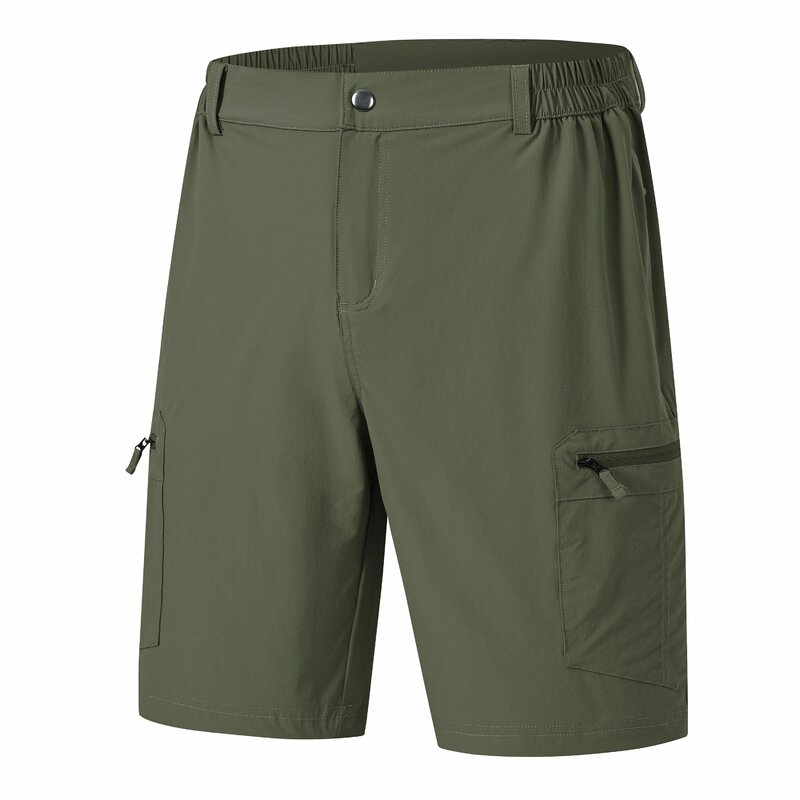 Pantaloncini Cargo Casual da uomo estivi UPF50 + pantaloni impermeabili escursionismo cintura elasticizzata pesca all'aperto pantaloncini tattici da campeggio ad asciugatura rapida