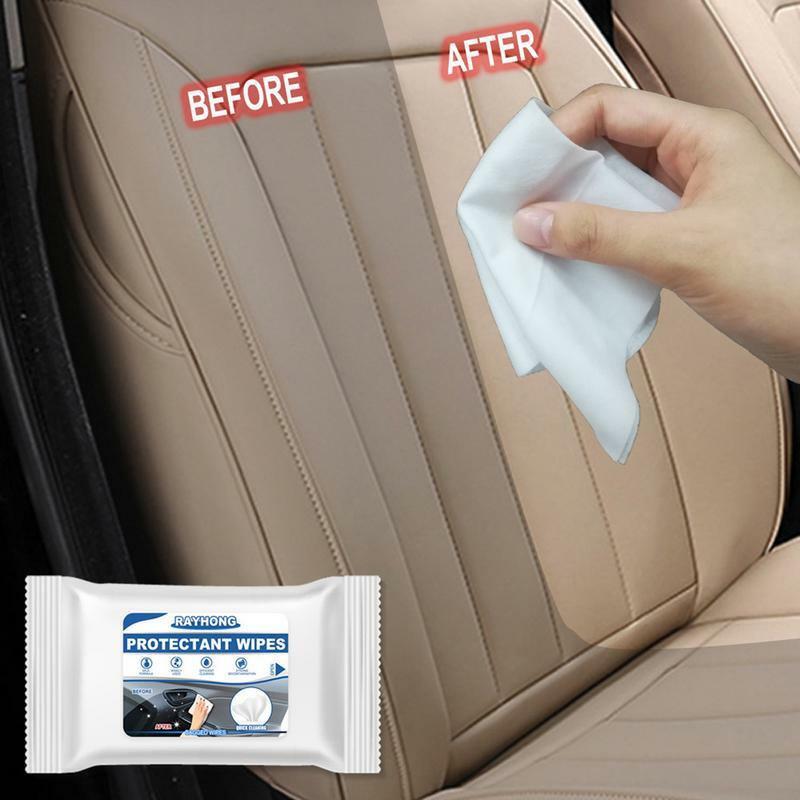 Toalhetes de limpeza interior do carro, Toalhetes húmidos para cuidados e manutenção do carro, Poderosas auto toalhetes