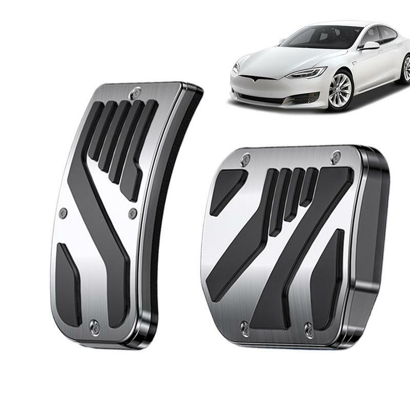 Auto Fuß pedal geeignet für Tesla Modell Y3 Gaspedal Brems auflage Pedal abdeckung Pad Anti-Rutsch-Handbuch Auto Interieur Zubehör