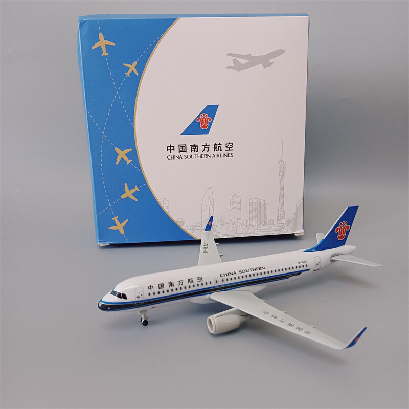 20Cm Gelegeerd Metaal Lucht China Zuidelijke Airbus 320 A320 Airlines Diecast Vliegtuig Model Airways Vliegtuig Met Wielen Landingsgers
