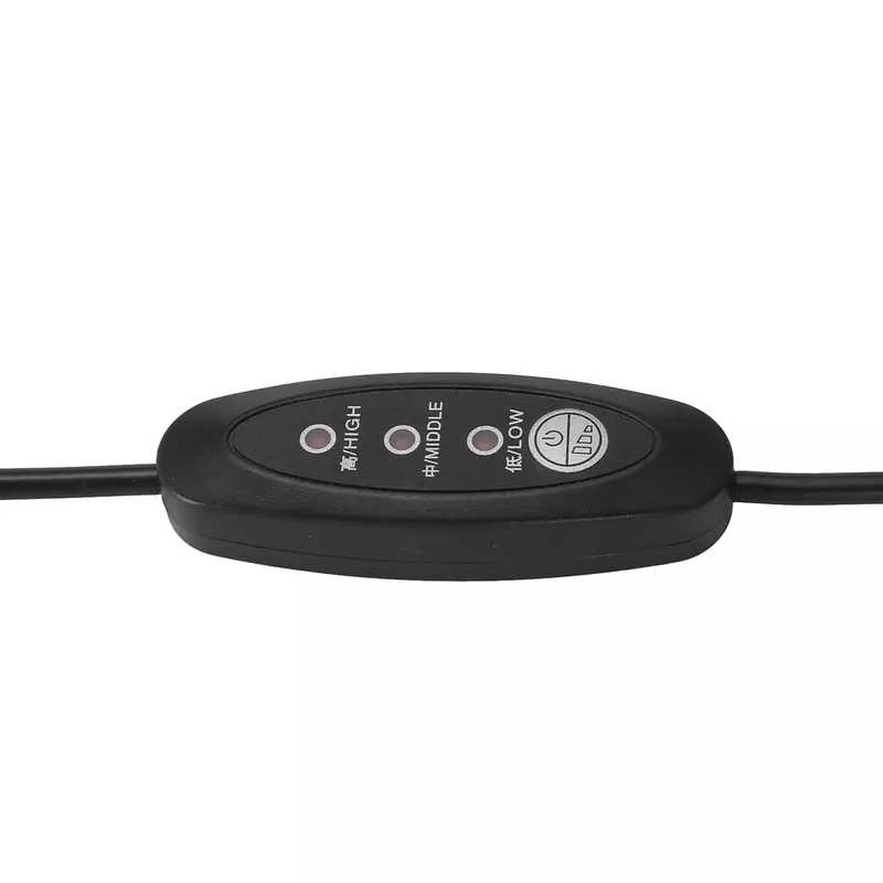 USB 5 V-12 V Pengontrol Suhu Pemanas Termostat 3-speed Adjustable 24 W 600mm