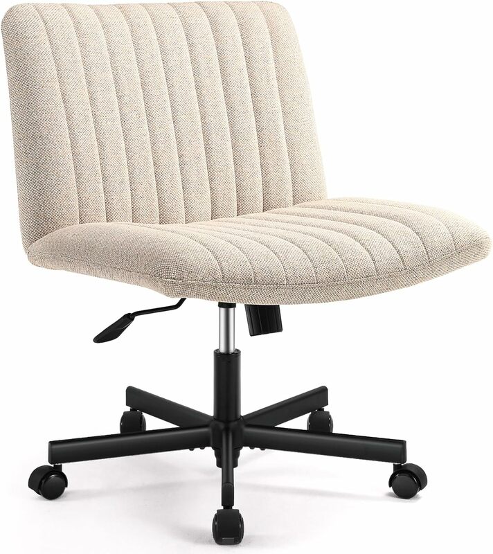 LEAGOO Home Office Desk Chairs Vanity Chair Modern Computer Desk Chair Fabric Desk Chair for Home Office, Bedroom(Mixed Color)