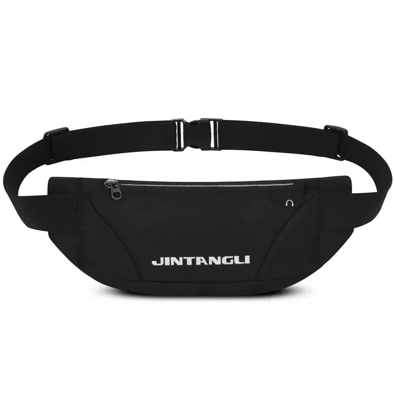 Ultra-thin Women Men Waterproof Small Waist Pouch Slim Belt Bag with Pockets for Running Travelling Hiking Walking Fanny Pack