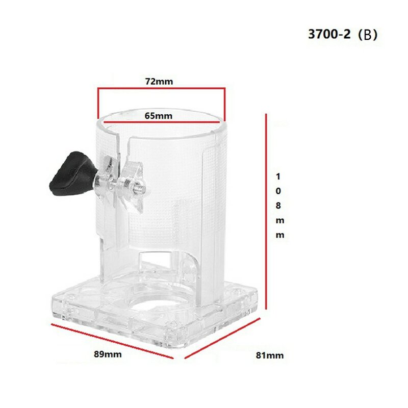 Base plástica para aparar a máquina, base transparente, isqueiro durável, acessório, 3700-1 A, 3700-1 A, 3700-1 A, 3700-1 B