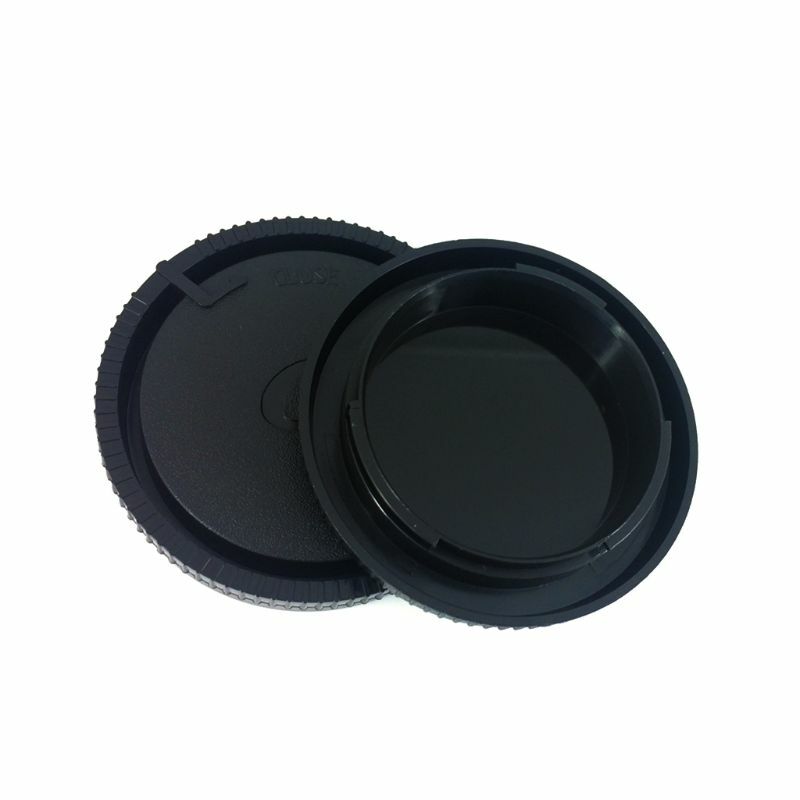 Minolta DSLR 마운트 카메라 액세서리 도구 용 검정색 카메라 바디 캡 및 후면 렌즈 커버 캡
