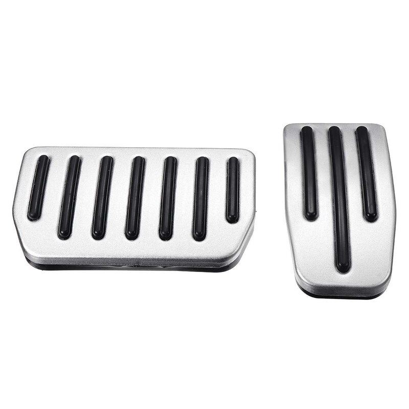 Almohadillas de Pedal de rendimiento antideslizantes de aleación de aluminio para Tesla Model S Model X, piezas de freno de repuesto para automóviles, Juego de 2 piezas