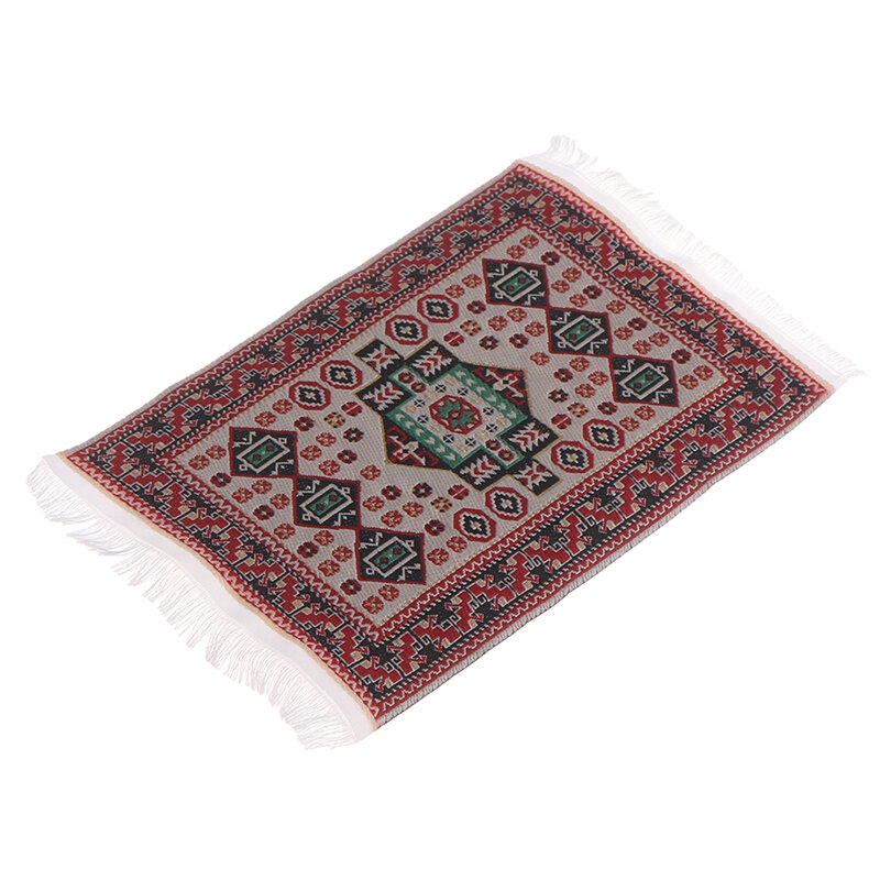 1:12 Dollhouse Miniature Turkish Carpet Rug Floor Carpet Doll House Decor