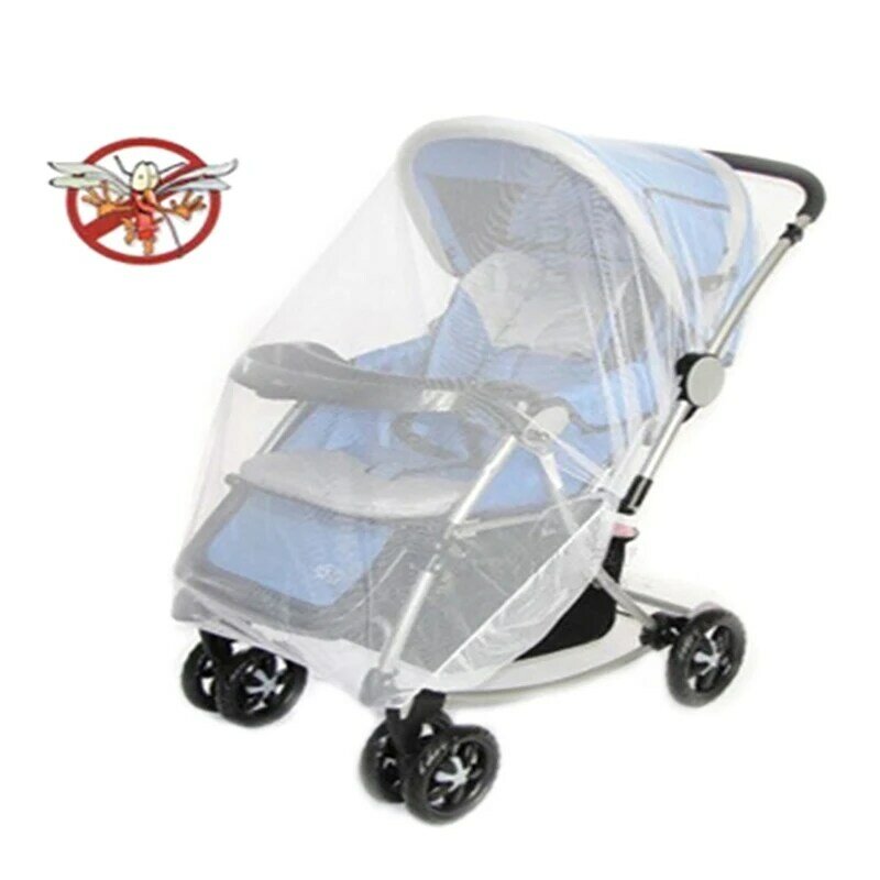Mosquito Net for Baby Stroller, Mesh Cover, Pushchair Cart, Insect Net, Peças de Proteção Segura, 1Pc